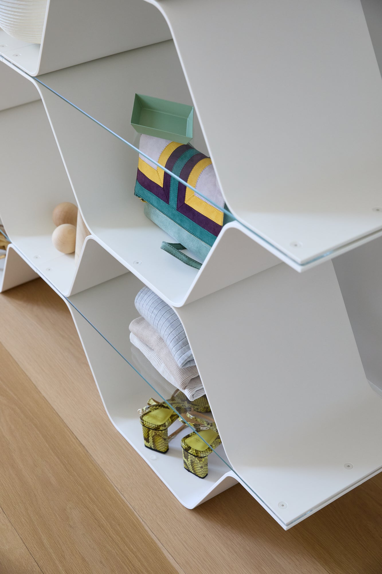 Honeycomb Modular Shelving | Bill Curry | Heller Furniture