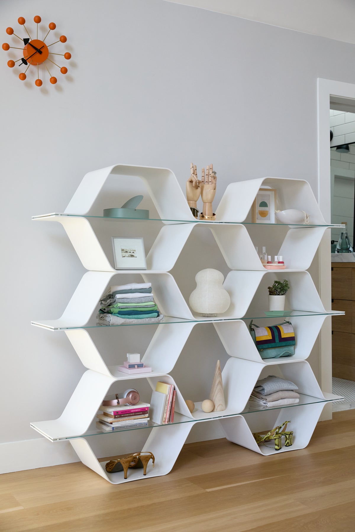 Honeycomb Modular Shelving | Bill Curry | Heller Furniture