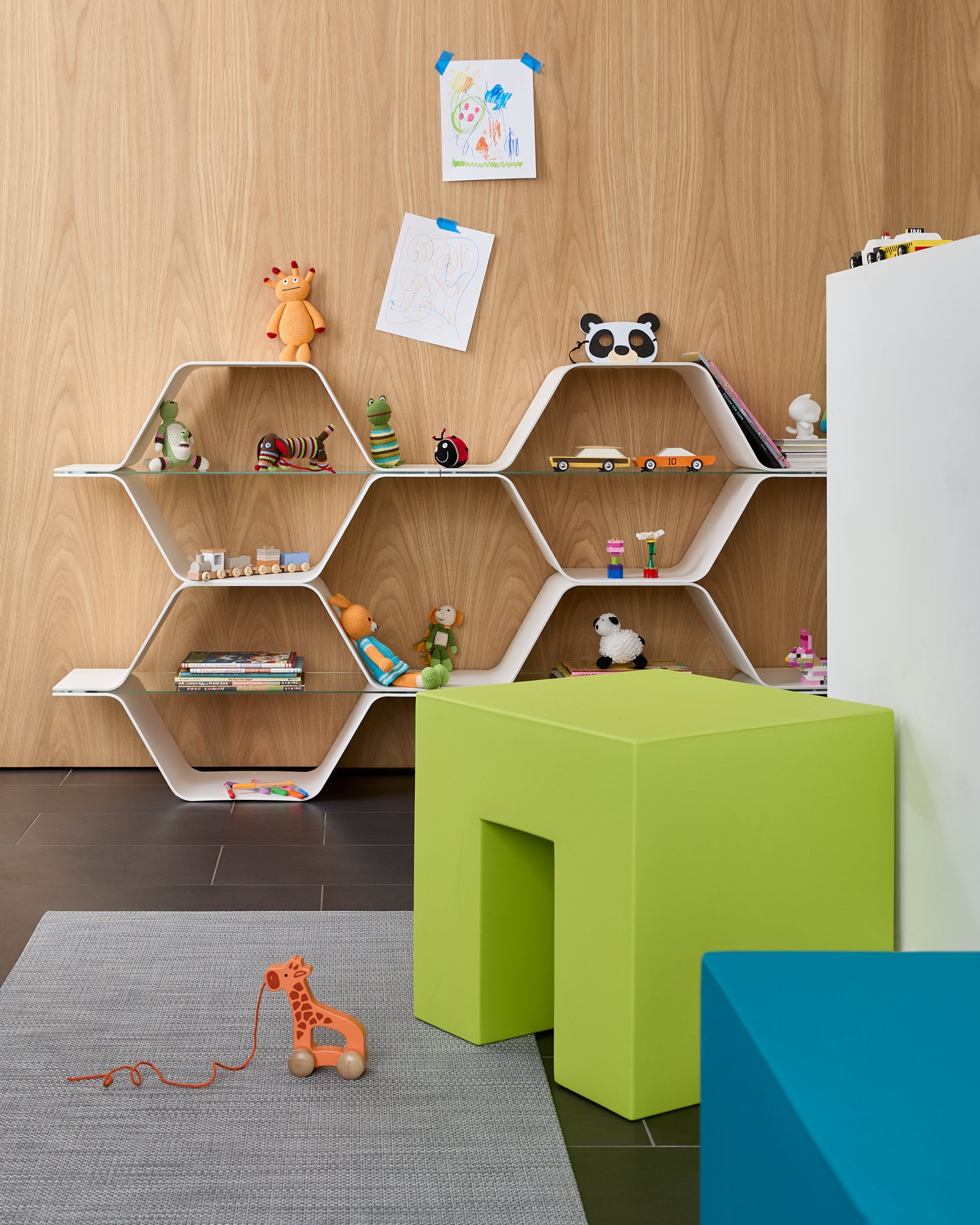 Honeycomb Modular Shelving | Bill Curry | Heller Furniture