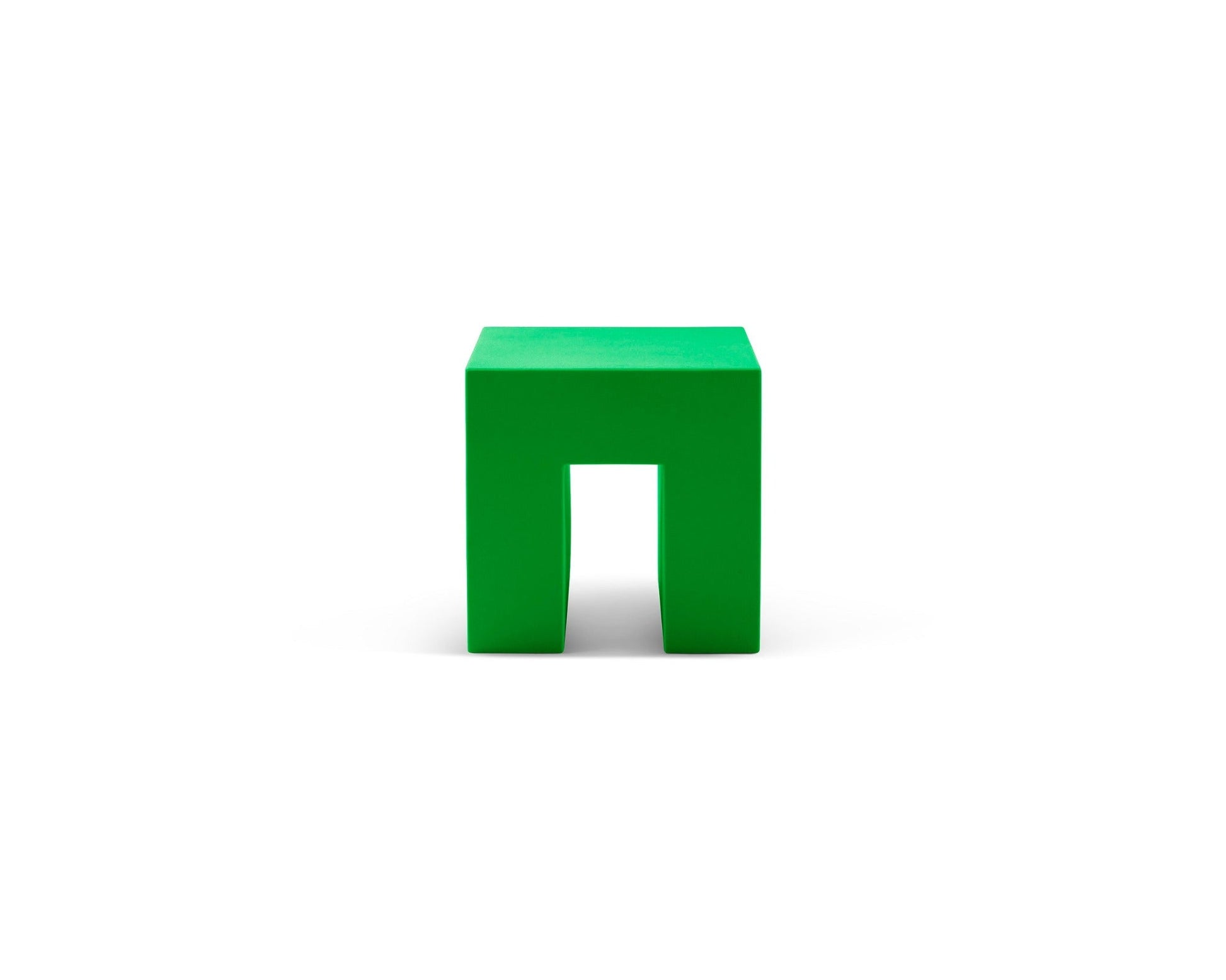 Vignelli Cube - Heller Furniture - Side Tables + Stools - Green