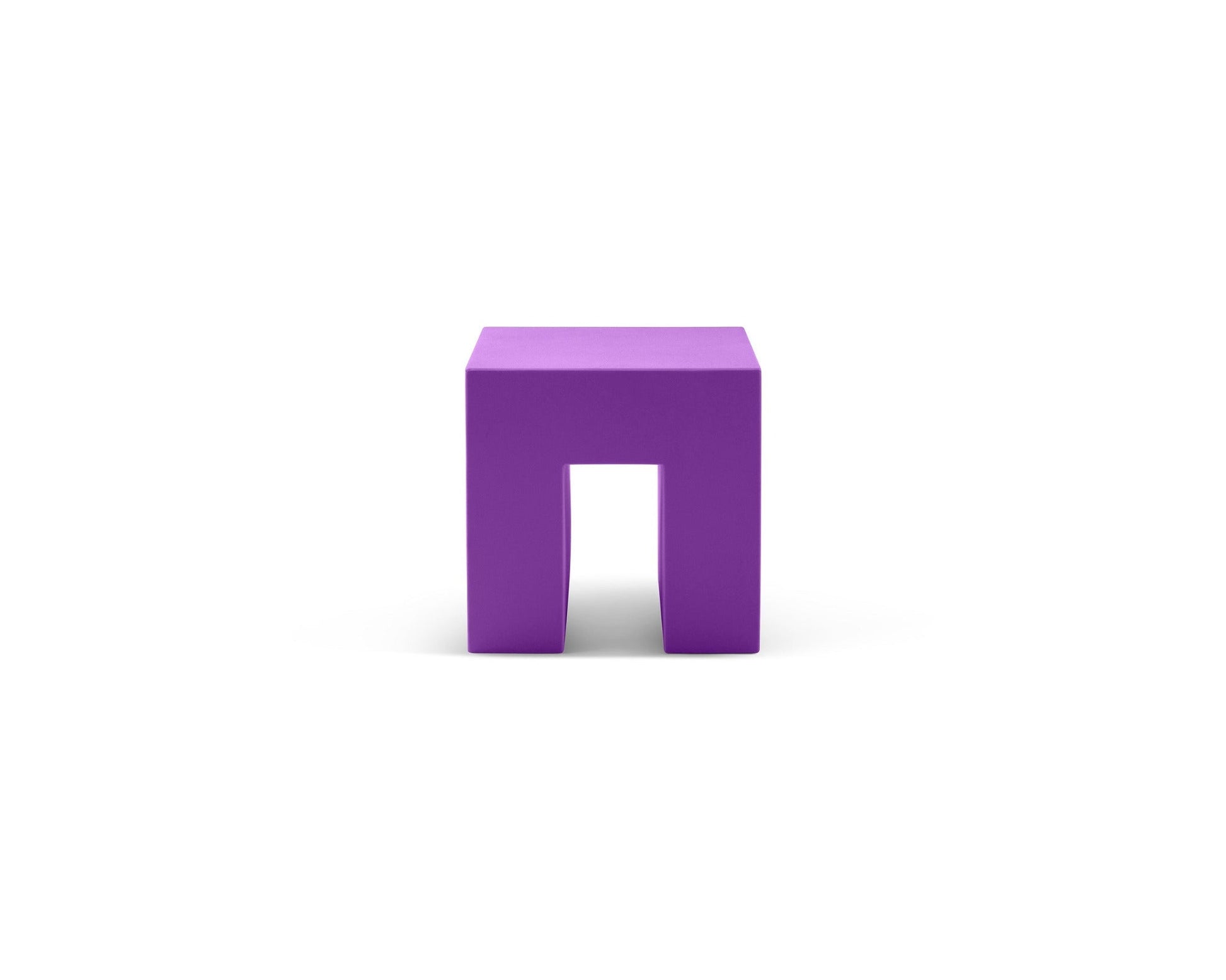Vignelli Cube - Heller Furniture - Side Tables + Stools - Purple